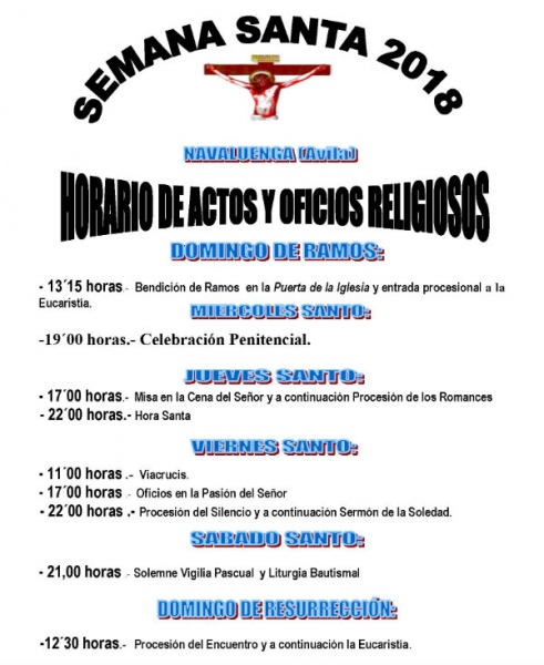 Semana Santa en Navaluenga 2018 Navaluenga